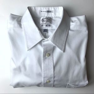 Eagle Shirtmakers men's white button down shirt, 16 1/2, 34/35